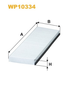 WP10334 Filtr, vzduch v interiéru WIX FILTERS