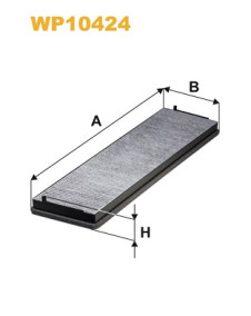 WP10424 Filtr, vzduch v interiéru WIX FILTERS