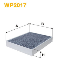 WP2017 Filtr, vzduch v interiéru WIX FILTERS