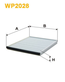 WP2028 Filtr, vzduch v interiéru WIX FILTERS