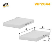 WP2044 Filtr, vzduch v interiéru WIX FILTERS