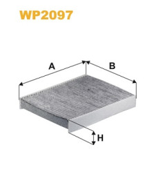 WP2097 Filtr, vzduch v interiéru WIX FILTERS