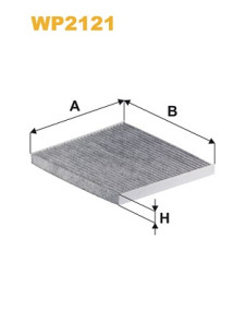 WP2121 Filtr, vzduch v interiéru WIX FILTERS