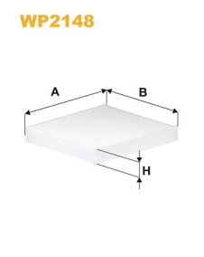 WP2148 Filtr, vzduch v interiéru WIX FILTERS