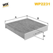 WP2231 Filtr, vzduch v interiéru WIX FILTERS