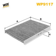 WP9117 Filtr, vzduch v interiéru WIX FILTERS