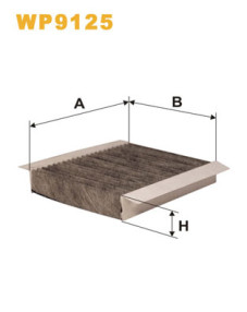 WP9125 Filtr, vzduch v interiéru WIX FILTERS