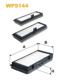 WP9144 Filtr, vzduch v interiéru WIX FILTERS