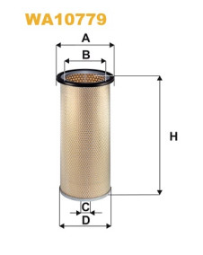 WA10779 Filtr - sekundární vzduch WIX FILTERS