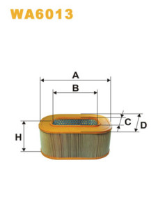 WA6013 Vzduchový filtr WIX FILTERS