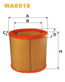 WA6016 Vzduchový filtr WIX FILTERS