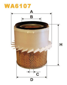 WA6107 Vzduchový filtr WIX FILTERS