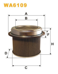 WA6109 Vzduchový filtr WIX FILTERS