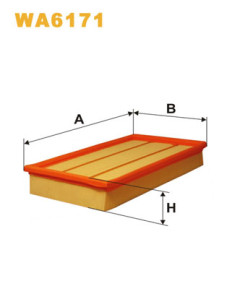 WA6171 Vzduchový filtr WIX FILTERS
