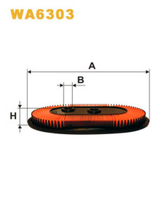 WA6303 Vzduchový filtr WIX FILTERS