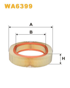 WA6399 Vzduchový filtr WIX FILTERS