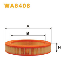 WA6408 WIX FILTERS vzduchový filter WA6408 WIX FILTERS