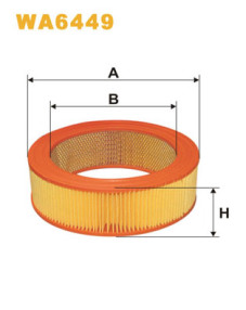 WA6449 WIX FILTERS vzduchový filter WA6449 WIX FILTERS