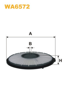 WA6572 WIX FILTERS vzduchový filter WA6572 WIX FILTERS