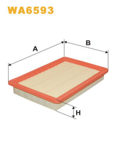 WA6593 WIX FILTERS vzduchový filter WA6593 WIX FILTERS