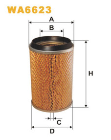 WA6623 Vzduchový filtr WIX FILTERS