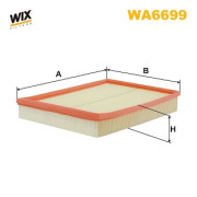 WA6699 WIX FILTERS vzduchový filter WA6699 WIX FILTERS