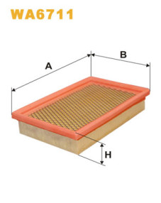 WA6711 WIX FILTERS vzduchový filter WA6711 WIX FILTERS