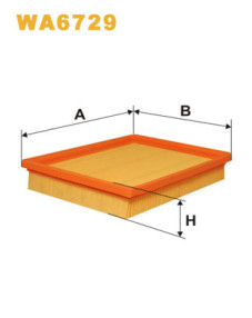 WA6729 Vzduchový filtr WIX FILTERS