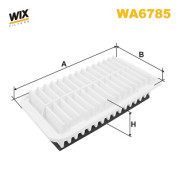 WA6785 WIX FILTERS vzduchový filter WA6785 WIX FILTERS