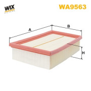 WA9563 WIX FILTERS vzduchový filter WA9563 WIX FILTERS