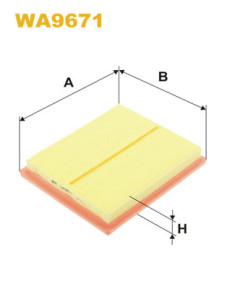 WA9671 Vzduchový filtr WIX FILTERS