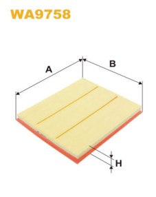 WA9758 WIX FILTERS vzduchový filter WA9758 WIX FILTERS