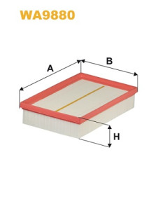 WA9880 WIX FILTERS vzduchový filter WA9880 WIX FILTERS