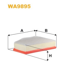 WA9895 Vzduchový filtr WIX FILTERS