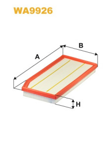 WA9926 Vzduchový filtr WIX FILTERS