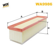 WA9986 WIX FILTERS vzduchový filter WA9986 WIX FILTERS