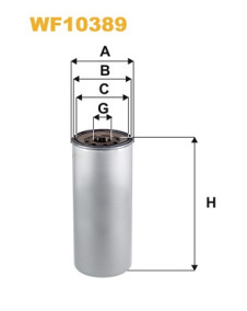 WF10389 WIX FILTERS palivový filter WF10389 WIX FILTERS