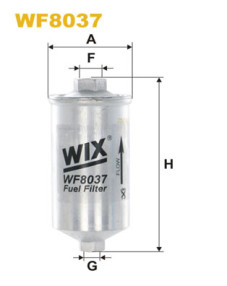 WF8037 Palivový filtr WIX FILTERS