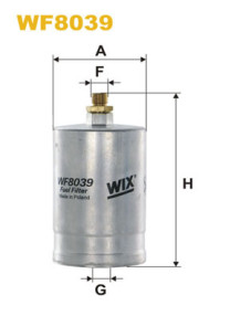 WF8039 Palivový filtr WIX FILTERS