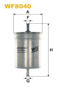WF8040 WIX FILTERS palivový filter WF8040 WIX FILTERS