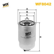 WF8042 WIX FILTERS palivový filter WF8042 WIX FILTERS