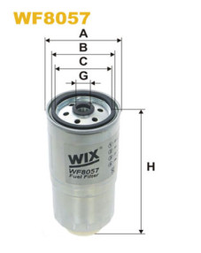 WF8057 WIX FILTERS palivový filter WF8057 WIX FILTERS