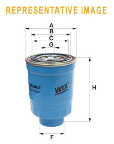WF8062 WIX FILTERS palivový filter WF8062 WIX FILTERS