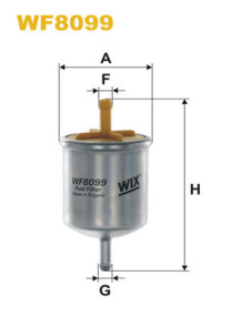 WF8099 WIX FILTERS palivový filter WF8099 WIX FILTERS