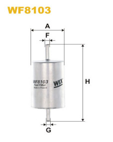 WF8103 Palivový filtr WIX FILTERS