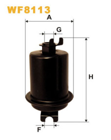 WF8113 WIX FILTERS palivový filter WF8113 WIX FILTERS