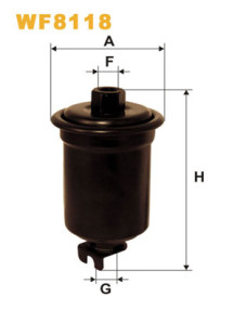 WF8118 WIX FILTERS palivový filter WF8118 WIX FILTERS