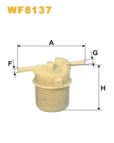 WF8137 WIX FILTERS palivový filter WF8137 WIX FILTERS