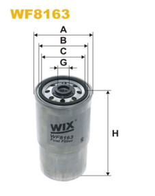 WF8163 WIX FILTERS palivový filter WF8163 WIX FILTERS