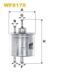 WF8170 WIX FILTERS palivový filter WF8170 WIX FILTERS